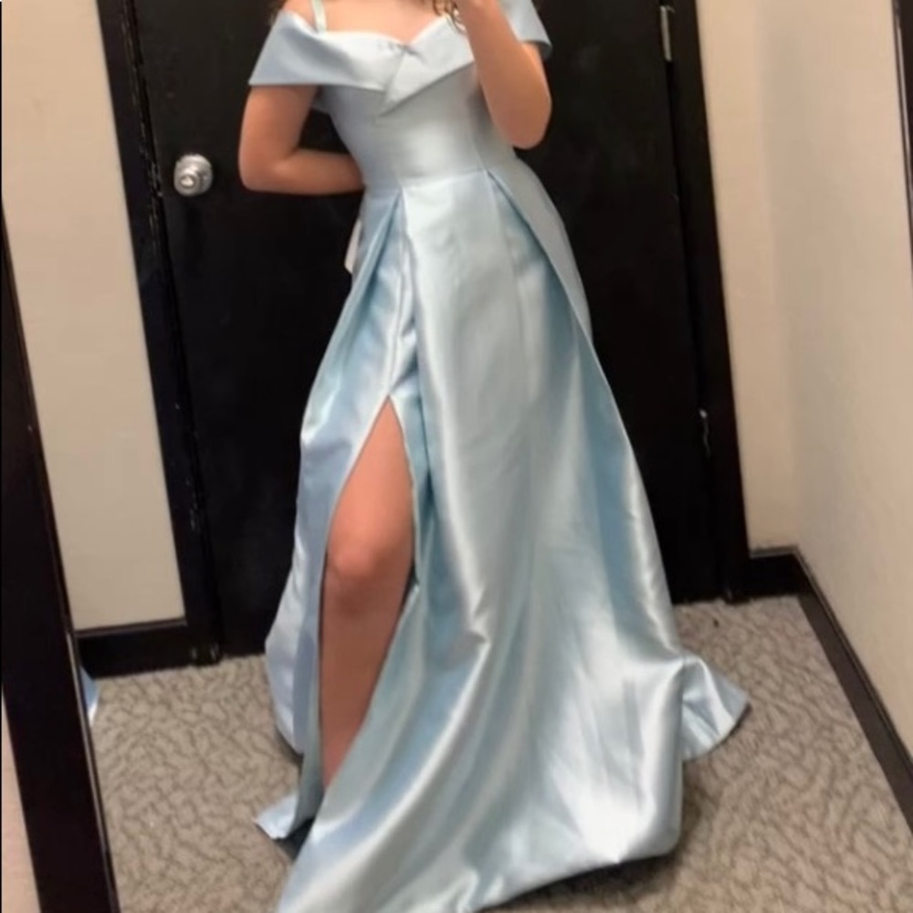 Light Blue Prom Dress